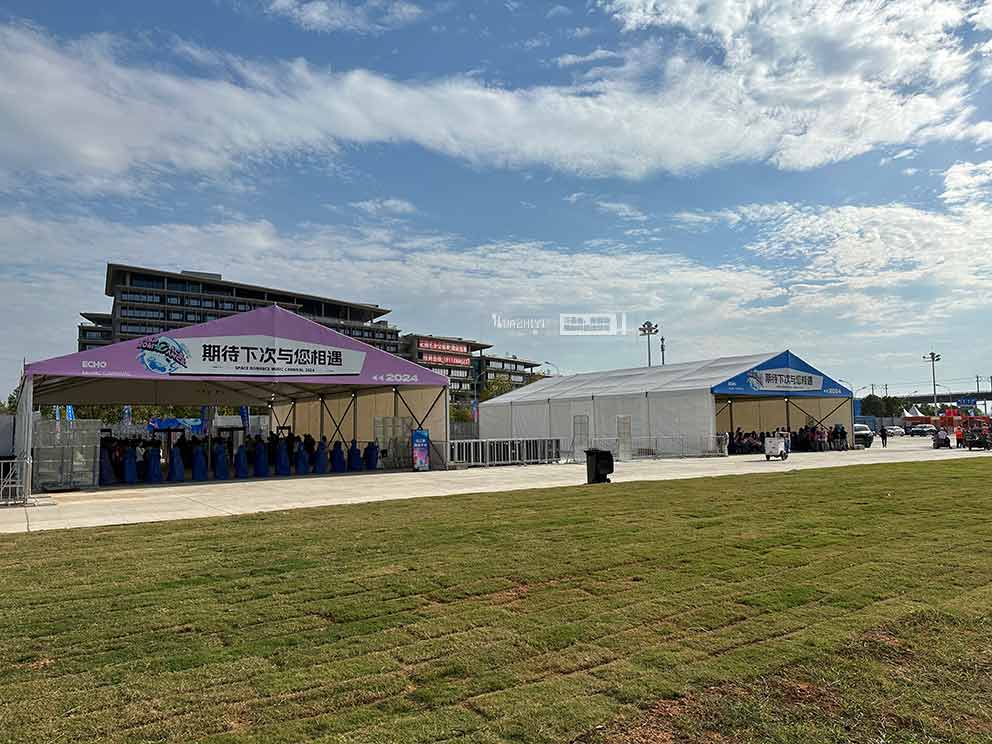 大型音樂節(jié)篷房搭建要多久？鄭州音樂節(jié)篷房租賃說清楚